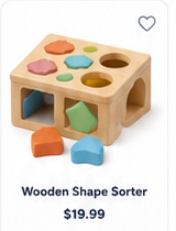 Wooden Shape Sorter